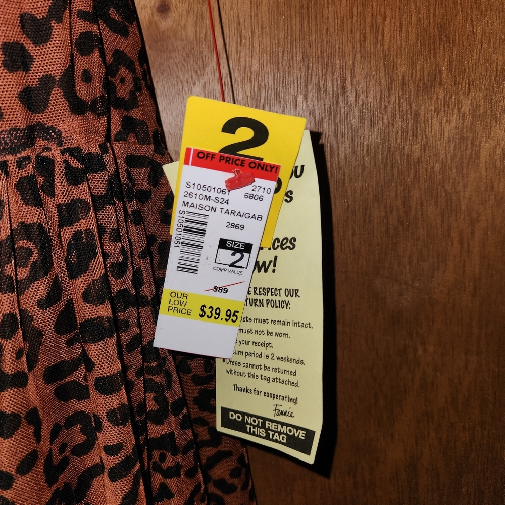 cheetah print dress - Picture 5 of 5